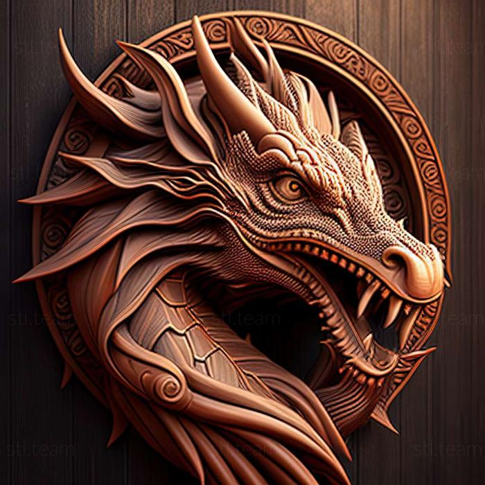 3D model dragon (STL)